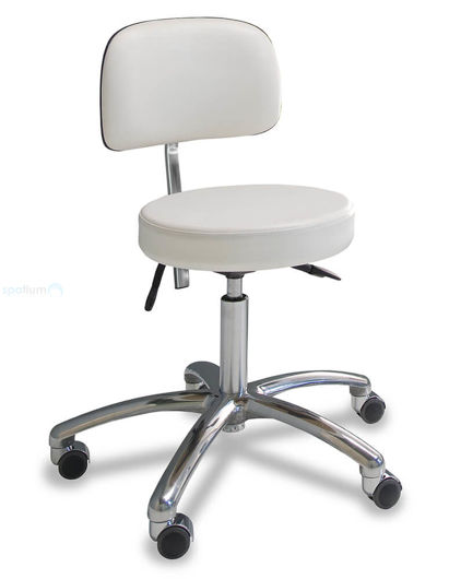 Picture of GHARIENI ROUND STOOL WITH BACKREST(42505)