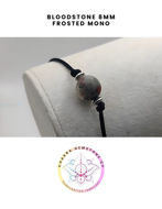 Εικόνα της Bloodstone Energy Bracelet- STONE OF COURAGE & PROTECTION. 16-22CM Mono Bracelet