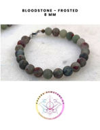 Picture of Bloodstone Energy Bracelet- STONE OF COURAGE & PROTECTION. 16CM