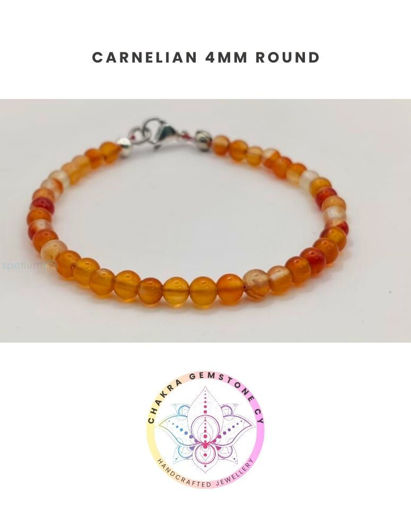 Picture of Carnelian Energy Bracelet - STONE OF ACTION 16CM
