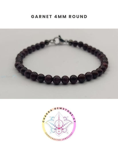 Εικόνα της Garnet Energy Bracelet - STONE OF PASSION. 16CM