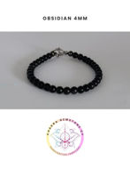 Picture of Obsidian Energy Bracelet - STONE OF STRENGTH. 16CM