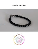 Picture of Obsidian Energy Bracelet - STONE OF STRENGTH. 16CM