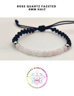 Εικόνα της Rose Quartz Energy Bracelet- STONE OF LOVE. 16-22CM Half  Bracelet