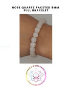 Εικόνα της Rose Quartz Energy Bracelet- STONE OF LOVE. 16CM 8MM