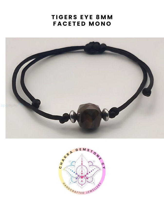 Picture of Tigers eye Energy Bracelet - POWER STONE. 16-22CM 8MM Mono Bracelet