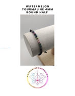 Picture of Tourmaline Energy Bracelet. STONE OF HEALING. 16-22CM Half  Bracelet