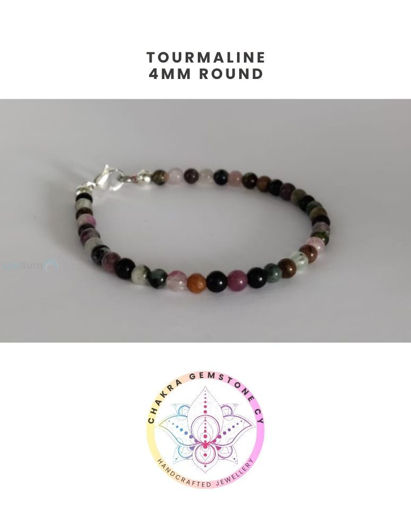 Εικόνα της Tourmaline Energy Bracelet. STONE OF HEALING. 16CM