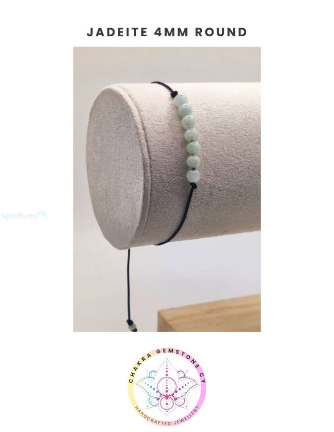 Εικόνα της Jadeite Energy Bracelet- STONE OF BALANCE. 16-22CM Mini Bracelet