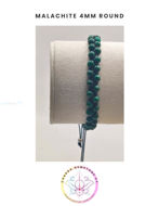 Picture of Malachite Energy Bracelet - STONE OF TRANSFORMATION. 16-22CM ADJUSTABLE Double Bracelet