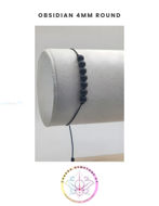 Picture of Obsidian Energy Bracelet - STONE OF STRENGTH. 16- 00CM Mini Bracelet