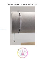 Εικόνα της Rose Quartz Energy Bracelet- STONE OF LOVE. 16-22CM Mini Bracelet