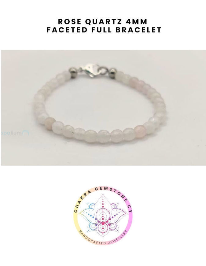Picture of Rose Quartz Energy Bracelet- STONE OF LOVE. 16CM
