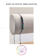 Εικόνα της Ruby Zoisite Energy Bracelet. Passion & Positivity.  16-22CM MINI BRACELET