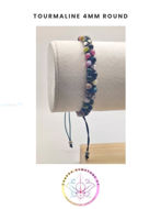 Εικόνα της Tourmaline Energy Bracelet. STONE OF HEALING. 16-22CM ADJUSTABLE Double Bracelet