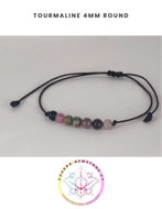 Picture of Tourmaline Energy Bracelet. STONE OF HEALING. 16-22CM Mini Bracelet